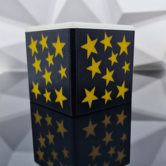 Design Cube "Star" - Leuchtender Sternenwürfel