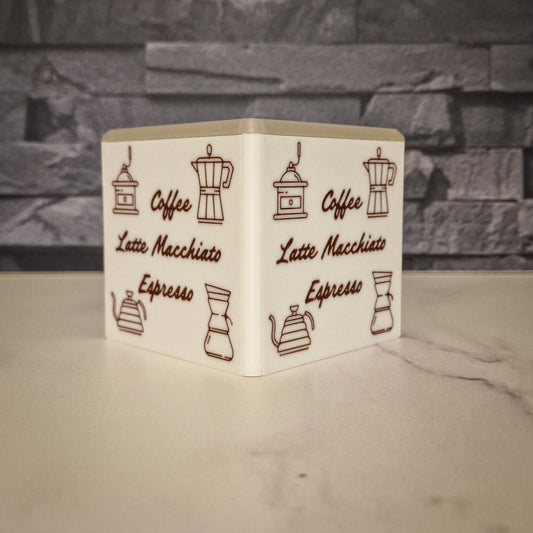 Design Cube "Coffee" - tauchen Sie in die Welt eines Cafè